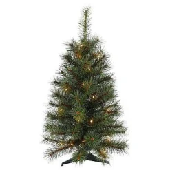 Kunstkerstbomen|Brico Central Park Kunstkerstboom Met Verlichting 2-In-1 60Cm