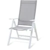 Brico Central Park Tuinstoel Anzio Stapelbaar Aluminium/Textileen Grijs- Tuinstoelen