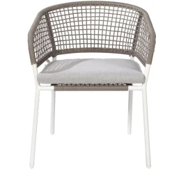 Brico Central Park Tuinstoel Ciotat Aluminium/Wicker 60X61X74Cm- Tuinstoelen