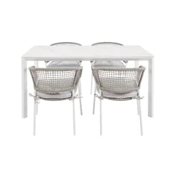 Brico Central Park Tuinstoel Ciotat Aluminium/Wicker 60X61X74Cm- Tuinstoelen