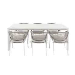 Brico Central Park Tuinstoel Ciotat Aluminium/Wicker 60X61X74Cm- Tuinstoelen