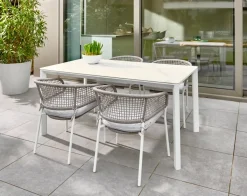 Brico Central Park Tuinstoel Ciotat Aluminium/Wicker 60X61X74Cm- Tuinstoelen