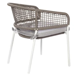 Brico Central Park Tuinstoel Ciotat Aluminium/Wicker 60X61X74Cm- Tuinstoelen