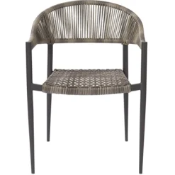 Brico Central Park Tuinstoel Collioure Aluminiuim/Wicker 60X56,5X78Cm- Tuinstoelen