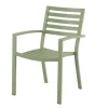 Brico Central Park Tuinstoel Stapelbaar Aluminium Olijfgroen 61,5X57,5X85,5Cm- Tuinstoelen