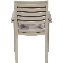 Brico Central Park Tuinstoel Vina Aluminium Grijs- Tuinstoelen
