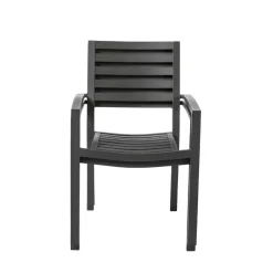 Brico Central Park Tuinstoel Vina Aluminium Antraciet- Tuinstoelen