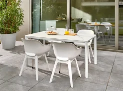 Brico Central Park Tuintafel Ciotat Aluminium/Glas 160X90Cm- Tuintafels