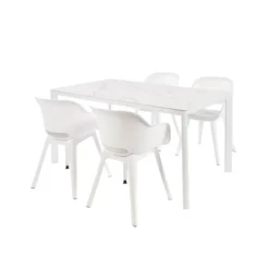 Brico Central Park Tuintafel Ciotat Aluminium/Glas 160X90Cm- Tuintafels