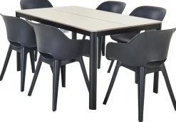 Brico Central Park Tuintafel Levanzo Aluminium 150X90Cm- Tuintafels