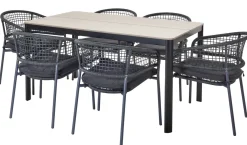 Brico Central Park Tuintafel Levanzo Aluminium 150X90Cm- Tuintafels