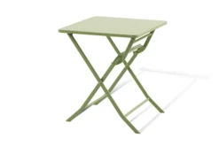 Brico Central Park Tuintafel Stacy Inklapbaar Groen 60X60Cm- Tuintafels