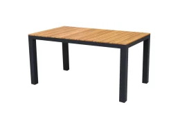 Brico Central Park Tuintafel Teak/Aluminium 152X90Cm- Tuintafels
