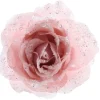 Kerstballen|Brico Clip Roos Roze 14Cm