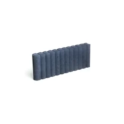 Brico Coeck Palissade Boordsteen Rond Zwart 50X20X6Cm- Opsluitbanden & Boordstenen