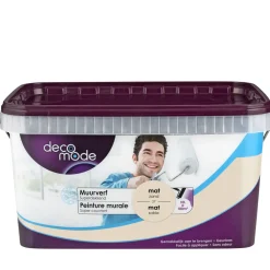Brico Decomode Muurverf Superdekkend Mat Zand 10L- Muurverf