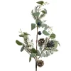 Kerstdecoratie|Brico Decoris Bessen/Dennenappel/Blad Groen 80Cm