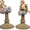 Kerstdecoratie|Brico Decoris Kandelaar Polyresin 27Cm Creme