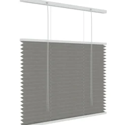 Brico Decosol 6012 Plissegordijn Lichtdoorlatend Grijs 100X220Cm- Plissegordijnen