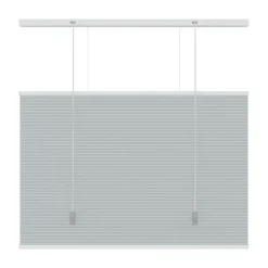 Brico Decosol 6006 Plissegordijn Lichtdoorlatend Lichtgrijs 120X180Cm- Isolerende Raamdecoratie