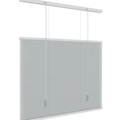 Brico Decosol 6006 Plissegordijn Lichtdoorlatend Lichtgrijs 120X180Cm- Isolerende Raamdecoratie