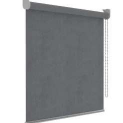 Brico Decosol 5869 Rolgordijn Verduisterend Grijs 90X190Cm- Rolgordijnen