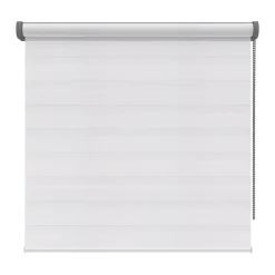 Brico Decosol 4500 Roljaloezie Deluxe Lichtdoorlatend Wit 180X210Cm- Duo Rolgordijn