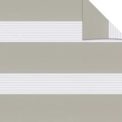 Brico Decosol 4313 Roljaloezie Lichtdoorlatend Grijs 120X210Cm- Duo Rolgordijn