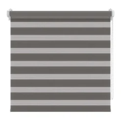 Brico Decosol 4309 Roljaloezie Lichtdoorlatend Antraciet 90X190Cm- Duo Rolgordijn