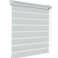 Brico Decosol 412 Roljaloezie Lichtdoorlatend Wit 77X190Cm- Duo Rolgordijn