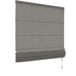 Brico Decosol 2116 Vouwgordijn Lichtdoorlatend Natural Zwart 80X180Cm- Vouwgordijnen