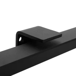 Brico Design Trapleuning Zwart Rechthoekig - 350 Cm Met 4 Houders- Trapleuningen