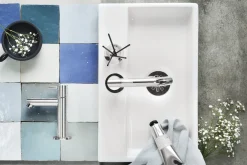 Fonteinkranen|Brico Differnz Fonteinkraan Mix&Match Recht Chroom