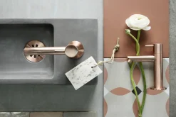 Fonteinkranen|Brico Differnz Fonteinkraan Mix&Match Recht Rood Koper