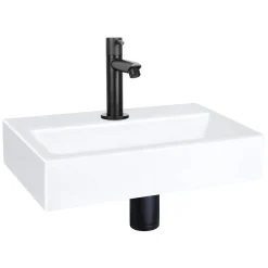 Toiletfonteinen|Brico Differnz Toiletfontein Flat Small Keramiek Wit 38X24X7Cm