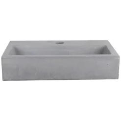 Toiletfonteinen|Brico Differnz Toiletfontein Flat Beton Lichtgrijs 38X24X8Cm