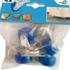 Brico Dorner+Helmer Zwenkwielset Voor Meubels Blauw 4St- Wielen