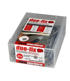 Wandisolatie|Brico Duo-Fix Bevestigingsset Iko Isolatieplaten - Metaal - 4,8Mm - 8Cm