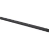 Haken & Houders|Brico Duraline Boven Rail 70Cm Zwart 6Pp