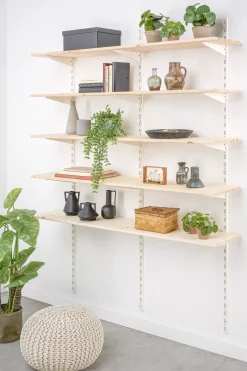 Muurdecoratie|Brico Duraline F-Drager Dubbel Wit 27Cm