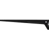 Brico Duraline F-Drager Enkel Zwart 30Cm- Plankendragers