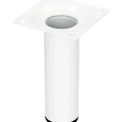 Brico Duraline Meubelpoot Vierkant Staal 2,5X2,5X25Cm Zwart- Meubelpoten