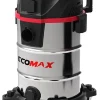 Bouwstofzuigers|Brico Ecomax Stofzuiger Nat-Droog M Class Lite Rvs 30 Liter