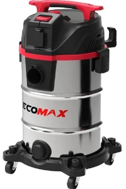 Bouwstofzuigers|Brico Ecomax Stofzuiger Nat-Droog M Class Lite Rvs 30 Liter