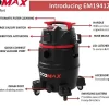 Bouwstofzuigers|Brico Ecomax Stofzuiger Nat-Droog M Class Liter Pp 30Liter