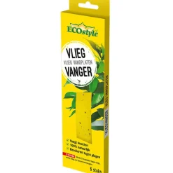 Brico Ecostyle Vliegvanger Plakkerig Ongedierte Bescherming 5 Stuks- Ongediertebestrijding