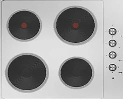 Kookplaten|Brico Electrum Elektrische Kookplaat 4 Zones Ps6042Ex Rvs 60Cm