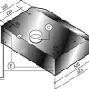 Dampkappen|Brico Electrum Onderbouw Afzuigkap Uh611Lb Zwart 60Cm