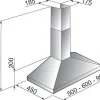 Dampkappen|Brico Electrum Schouwafzuigkap 90Cm Ch912Lbm Zwart