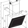Dampkappen|Brico Electrum Verticale Wandafzuigkap 90Cm Dhpr93008Blg Zwart